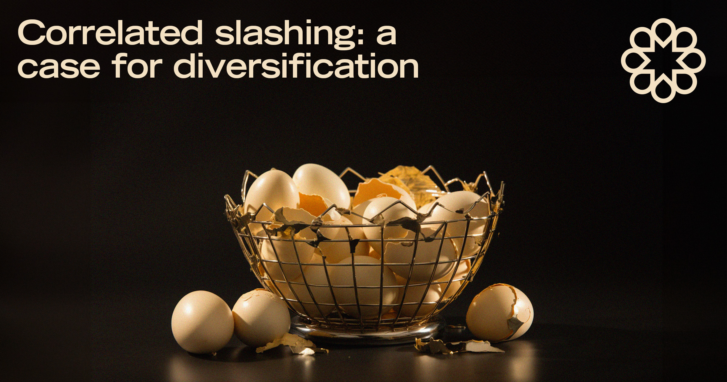 Correlated slashing: a case for diversification
