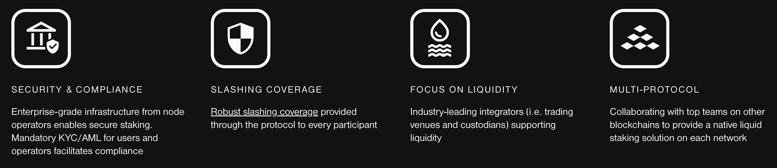 By involving a diverse range of stakeholders in the design and development process Liquid Collective can ensure that the protocol meets the needs of the entire ecosystem, rather than just a subset of participants