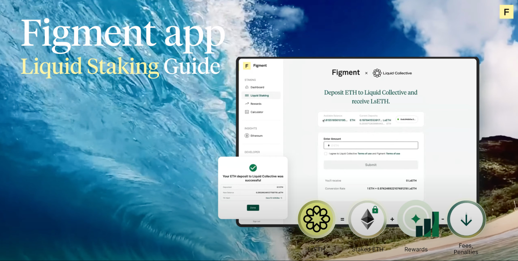 Liquid Staking Ethereum with the Figment App - Liquid Collective