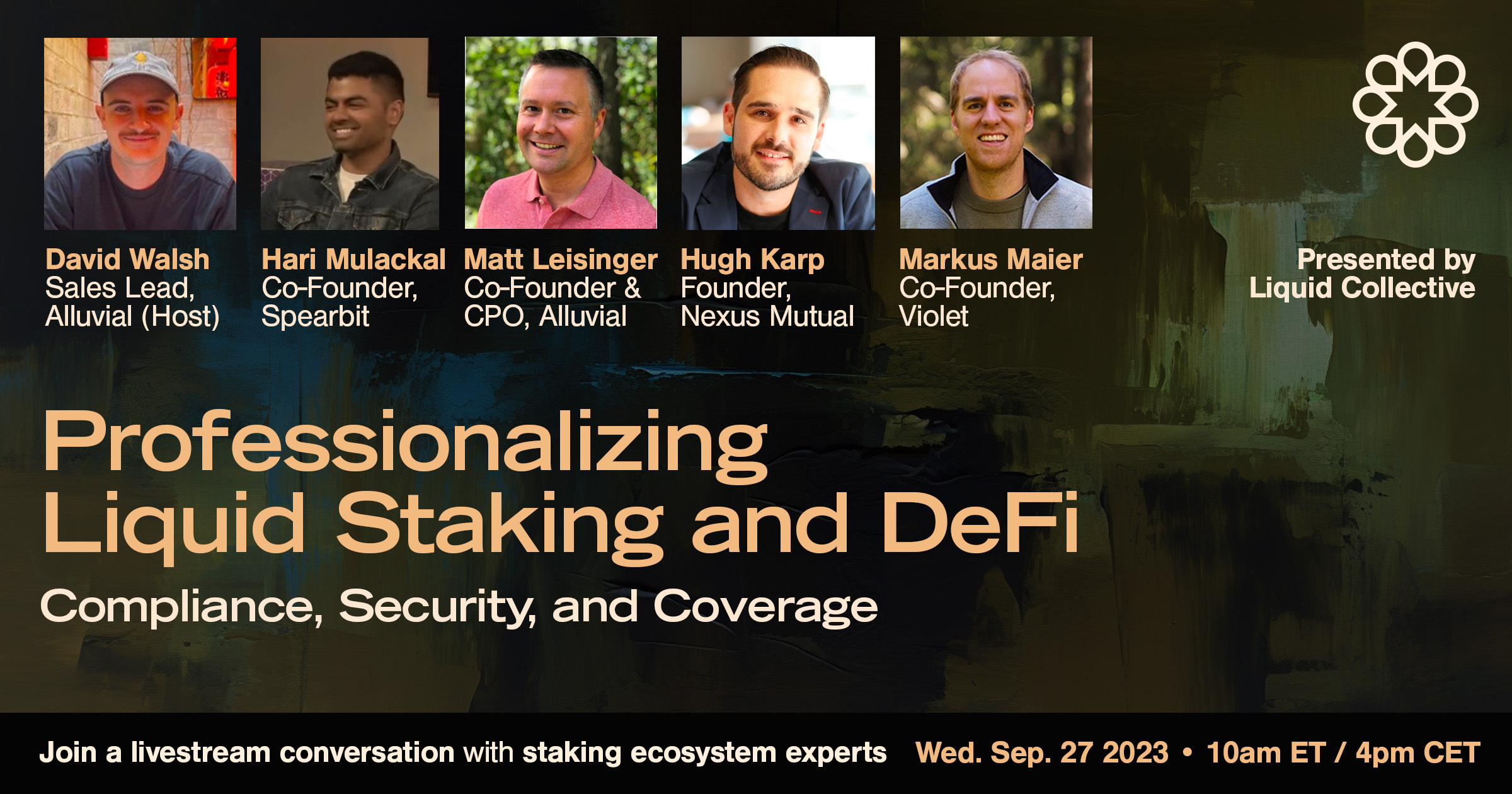 Upcoming Event: “Professionalizing Liquid Staking and DeFi: Compliance, Security, and Coverage”