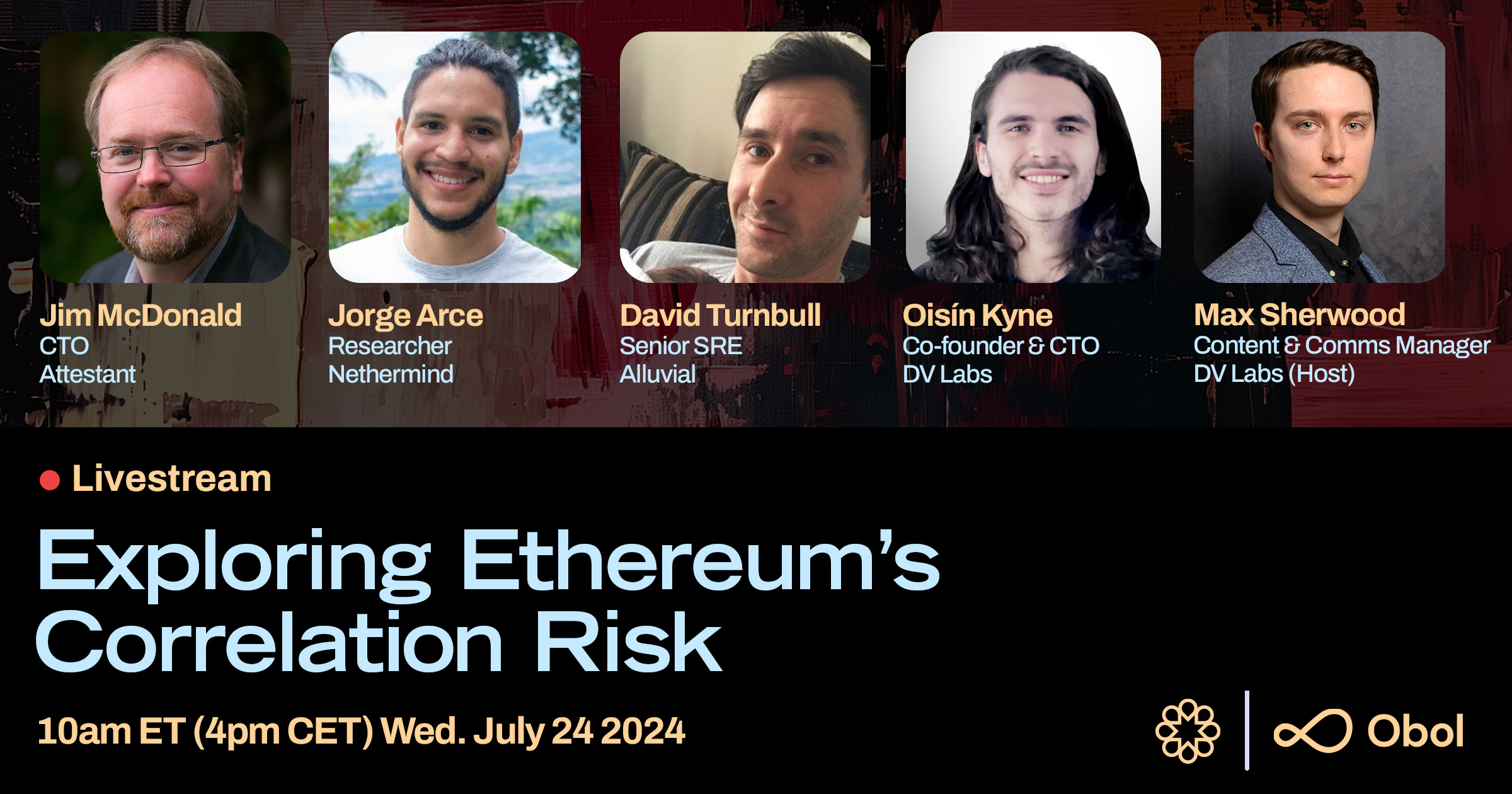 Event: “Exploring Ethereum's Correlation Risk”