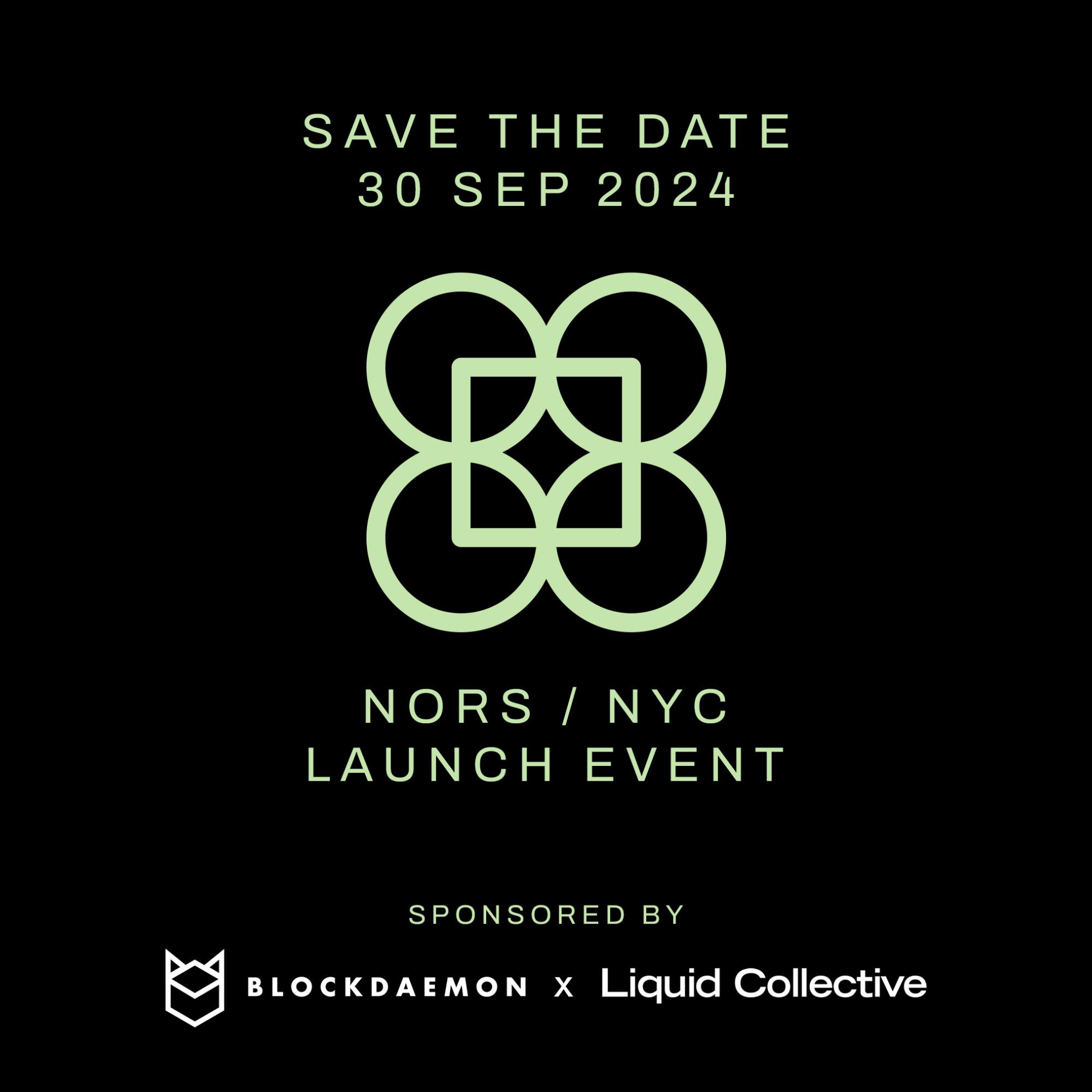 Join Blockdaemon and Liquid Collective for NORS / NYC